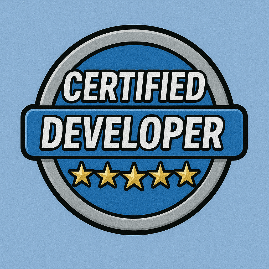AWS Certified Developer - Associate certification badge